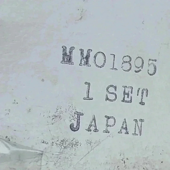 Lefton Flower Ceramic Table Rings Vintage Set Of 6 Made In Japan - Picture 3 of 6